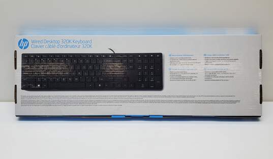 HP Wired 320K Desktop Keyboard Sealed #7 image number 3