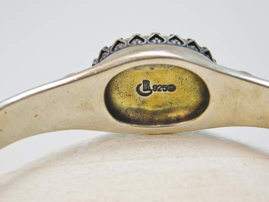 Carolyn Pollack Sterling Silver Amethyst Cuff Bracelet 24.9g image number 4