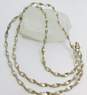 Artisan 925 & Vermeil Etched Omega Twisted & Herringbone Chain Necklaces Variety image number 4