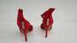 Vince Camuto Tatiana Red Suede Heels Size 7.5 image number 4