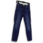 Womens Blue Denim Medium Wash Stretch Pockets Skinny Leg Jeans Size 26 image number 1
