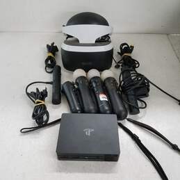 UNTESTED Sony Playstation VR Glasses PS4 Virtual Headset CUH-ZVR2 Bundle PSVR