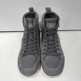 Kenneth Cole Reaction Men's Gray Think Big High Top Fashion  Sneakers Size 11M