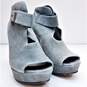 Michael Kors Grey Platform Heels Size 7 image number 3