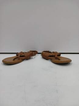 Coach Women's A01981 Tan Leather Stacey Slingback Thong Sandals Size 7B alternative image