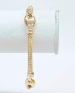 Artisan Sterling Silver Fancy Chain Bracelet & Wide Band Ring 19.0g alternative image