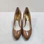MICHAEL Michael Kors Taupe Patent Leather Pumps WM Size 6.5 M image number 1
