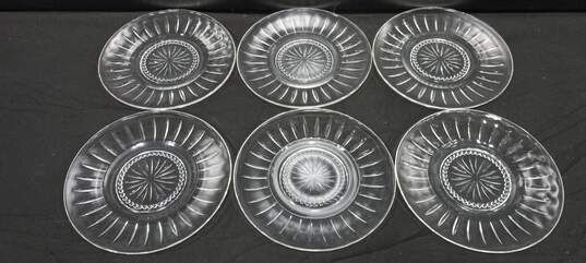 Bundle of 6 Clear Glass Plates image number 2