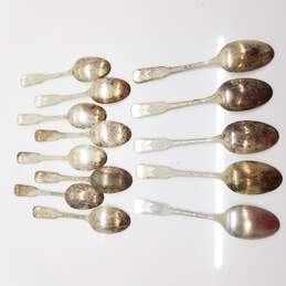 Lot of 13 International Silver Bicentennial US States Souvenir Spoons