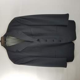 Givenchy Men Black Wool Suit Coat 46 XL