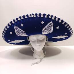 Salazar Yepez Blue & Silver Sombrero
