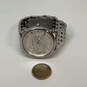 Designer Coach ES-3712 Silver-Tone Chronograph Round Dial Analog Wristwatch image number 3