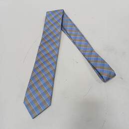 Michael Kors Silk Blend Blue Pattern Tie