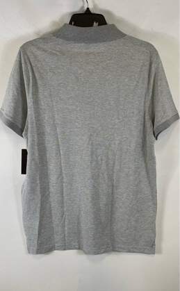 NWT Michael Kors Mens Gray Heather Short Sleeve Collared Shirt Size Small alternative image