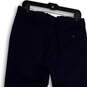 Mens Blue Flat Front Slash Pocket Straight Leg Chino Pants Size 31x30 image number 4