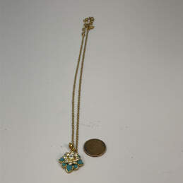 Designer Joan Rivers Gold-Tone Crystal Cut Stone Flower Pendant Necklace alternative image