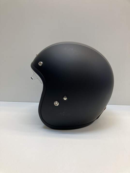 GLX AR15-2  Black Motorcycle Helmet Sz. L image number 3