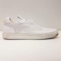 Mariano Di Vaio Perforated Lace Up Sneakers White 11 alternative image