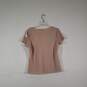Womens Short Sleeve Round Neck Casual Pullover T-Shirt Size PXL image number 2