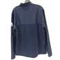 Adidas Golf Men's Navy Go-To 1/4 Zip EC 1825 Sweatshirt Size L image number 2