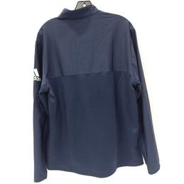 Adidas Golf Men's Navy Go-To 1/4 Zip EC 1825 Sweatshirt Size L alternative image