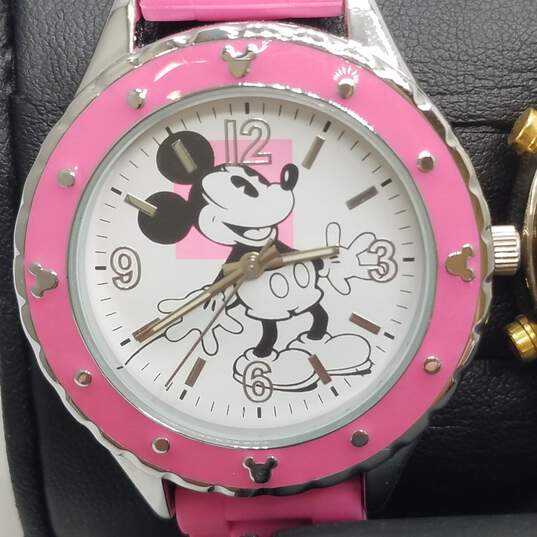 Disney St. Steel Multicolor Assorted Watch/Case Bundle 5pcs. 187.2g image number 2
