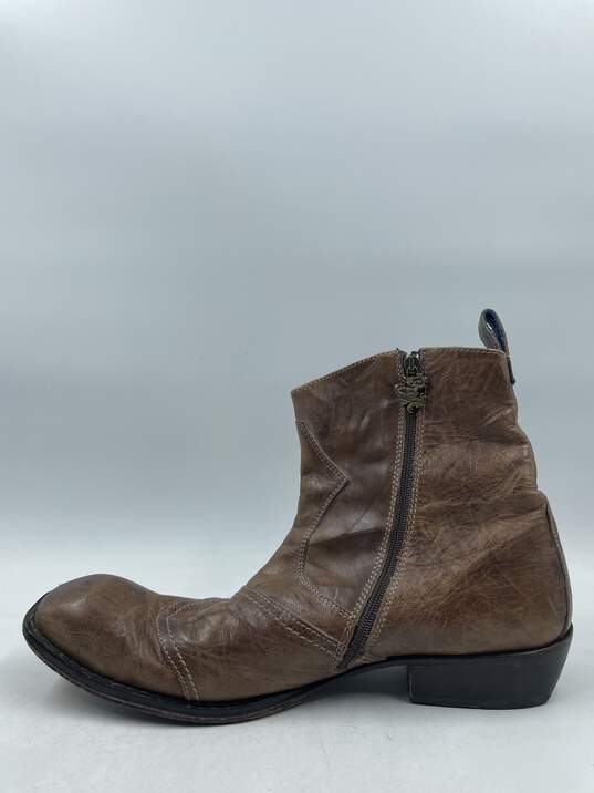 Mark Nason Brown Square-Toe Boots M 12 image number 2