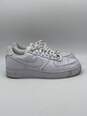 Authentic Mens Air Force 1 White Leather Lace-Up Sneaker Shoes Size 11.5 image number 3