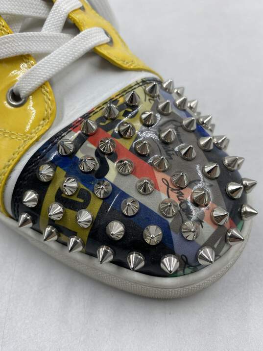 Buy the Christian Louboutin Multicolor sneker Casual Shoe Men 10.5 ...