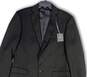 NWT Mens Black Long Sleeve Single Breasted Two Button Blazer Size 40R image number 3