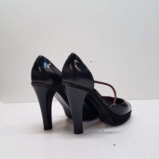 Marc Jacobs Patent Leather Mary Jane Pumps Black 8 image number 4