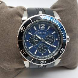 Relic ZR15593 All Stainless Steel 34mm Chrono Watch 109g