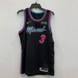 NWT Nike Mens Multicolor Miami Heat Dwyane Wade #3 Basketball Tank Top Jersey L