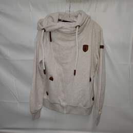 Wanakome Athena Full Zip High Collar Hooded Sweater NWT Size M