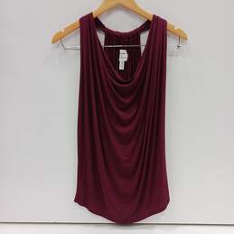 Michael Stars for Anthropologie Women's Burgundy Top One Size