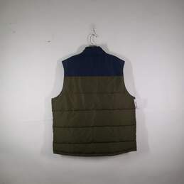 NWT Mens Sleeveless Mock Neck Pockets Full-Zip Puffer Vest Size XL alternative image
