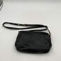 Womens Black Leather Adjustable Strap Inner Pockets Crossbody Purse image number 2