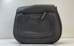 Marc Jacobs Leather Empire City Messenger Bag Grey