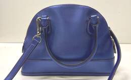 COACH Purple Leather Mini Dome Zip Crossbody Bag alternative image