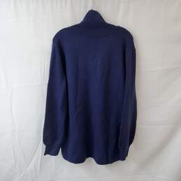 Soft Surroundings Meria Sweater Tunic Navy Blue Size XL alternative image