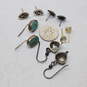 Assortment of 5 Pairs Sterling Silver Earrings - 9.9g image number 7