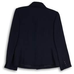 NWT Petite Sophisticate Womens Navy Blue Long Sleeve Three-Button Blazer Size 8 alternative image
