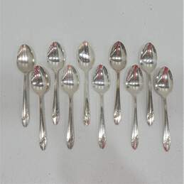Set of 10 Oneida Community Silver-plated QUEEN BESS II Dinner Spoons