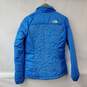 The North Face Blue Full Zip Puffer Floral Quilt Jacket Women's S/P image number 2