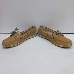 Women'e Brown Leather Sperry Shoes Size 8.5 alternative image