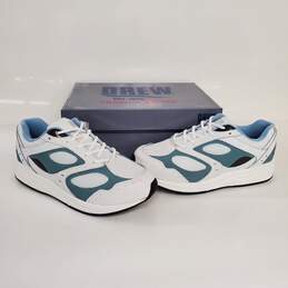 Drew Flare White/Blue Sneakers Size 11WW