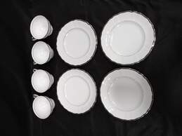Harmony House Silver Sonata Salad Plates & Cups 8pc Bundle alternative image