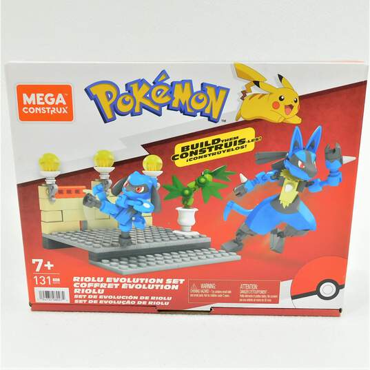 Mega Construx Pokemon Riolu Evolution Building Toy Set image number 2