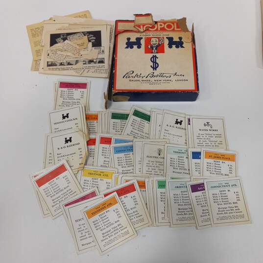 Vintage Parker Brothers Monopoly Board Game Pieces image number 2