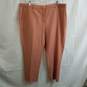 Theory salmon coral wool dress pants women's 18 - flaw image number 1